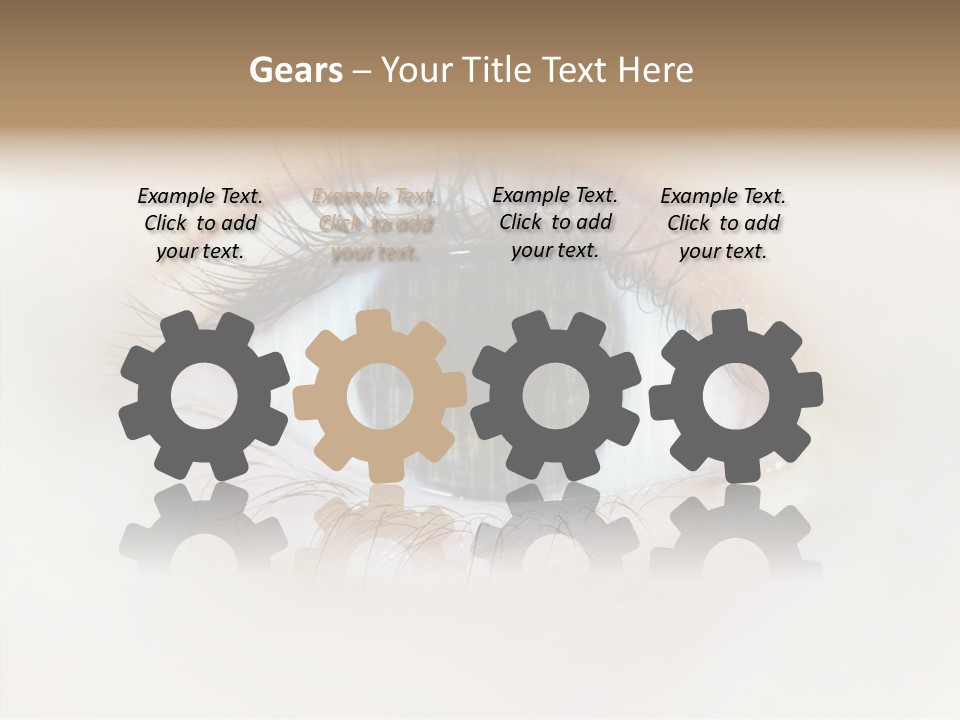 Female Senior Elder PowerPoint Template