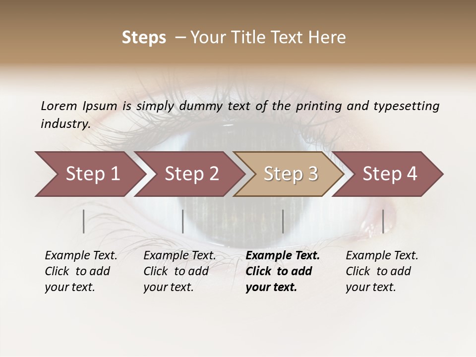 Female Senior Elder PowerPoint Template