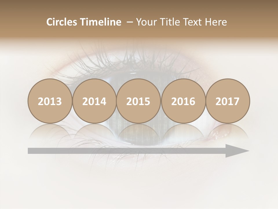 Female Senior Elder PowerPoint Template