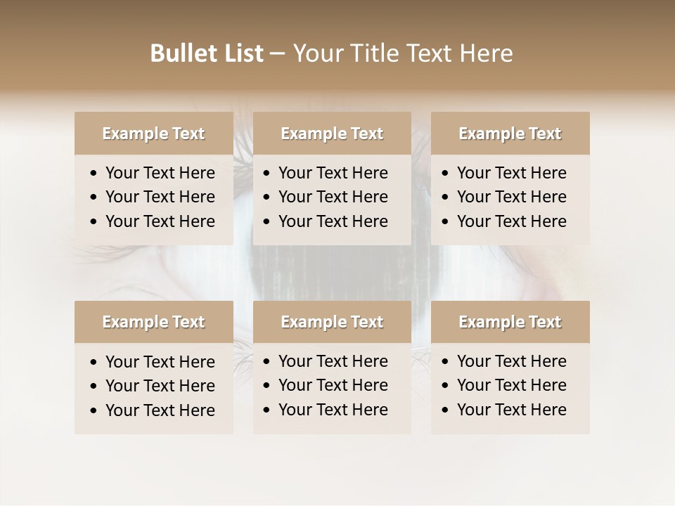 Female Senior Elder PowerPoint Template