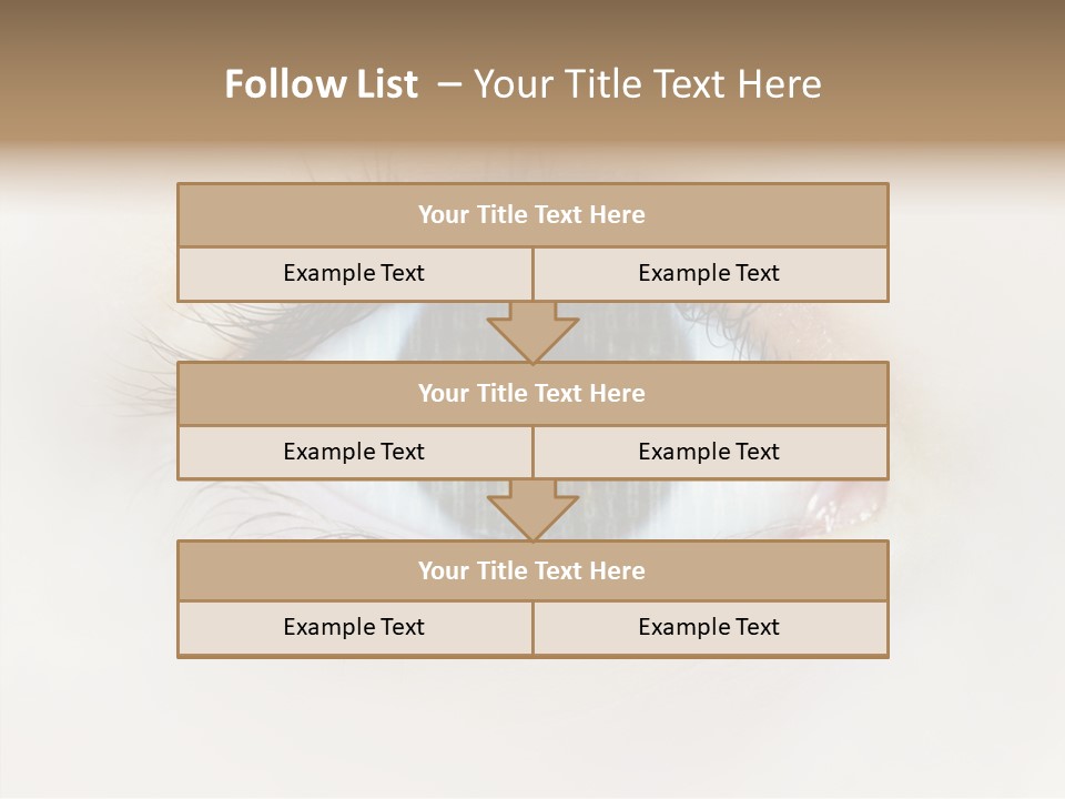 Female Senior Elder PowerPoint Template