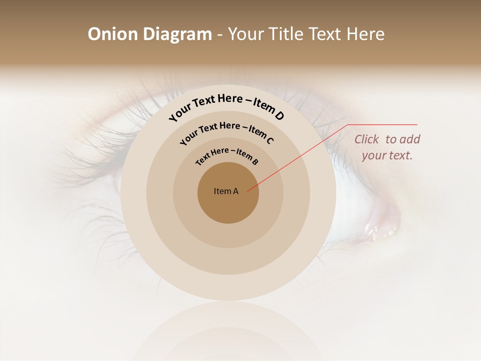 Female Senior Elder PowerPoint Template