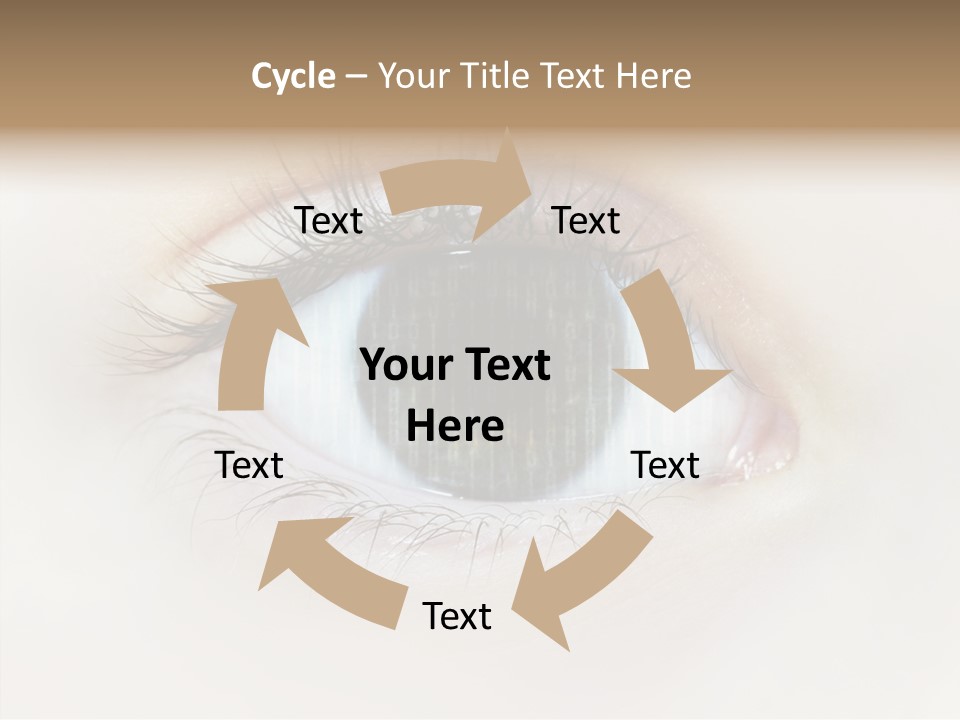 Female Senior Elder PowerPoint Template