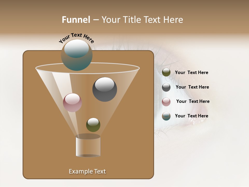 Female Senior Elder PowerPoint Template