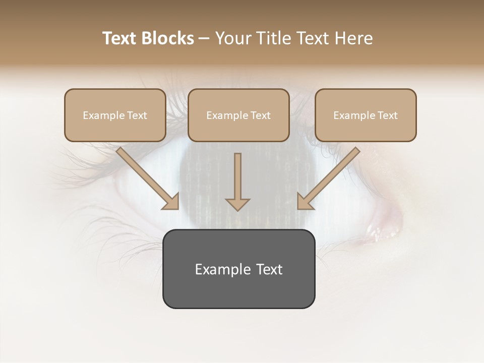Female Senior Elder PowerPoint Template