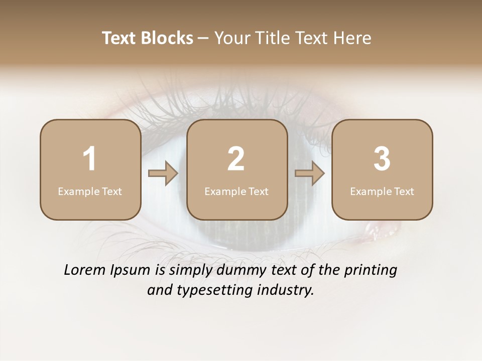 Female Senior Elder PowerPoint Template