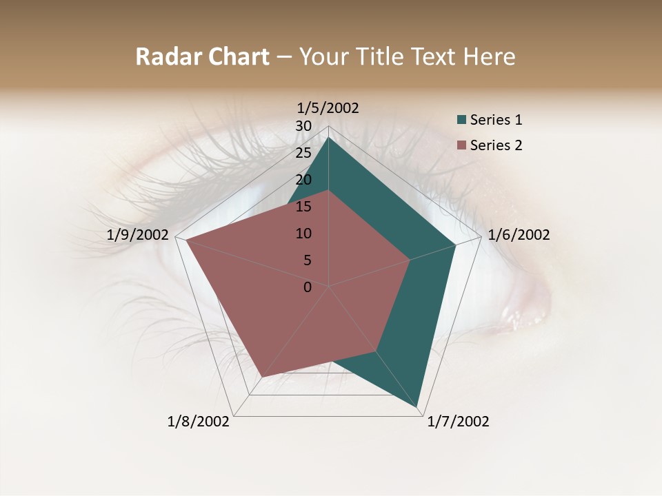 Female Senior Elder PowerPoint Template