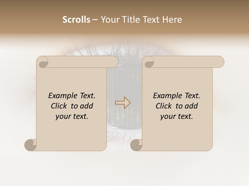 Female Senior Elder PowerPoint Template