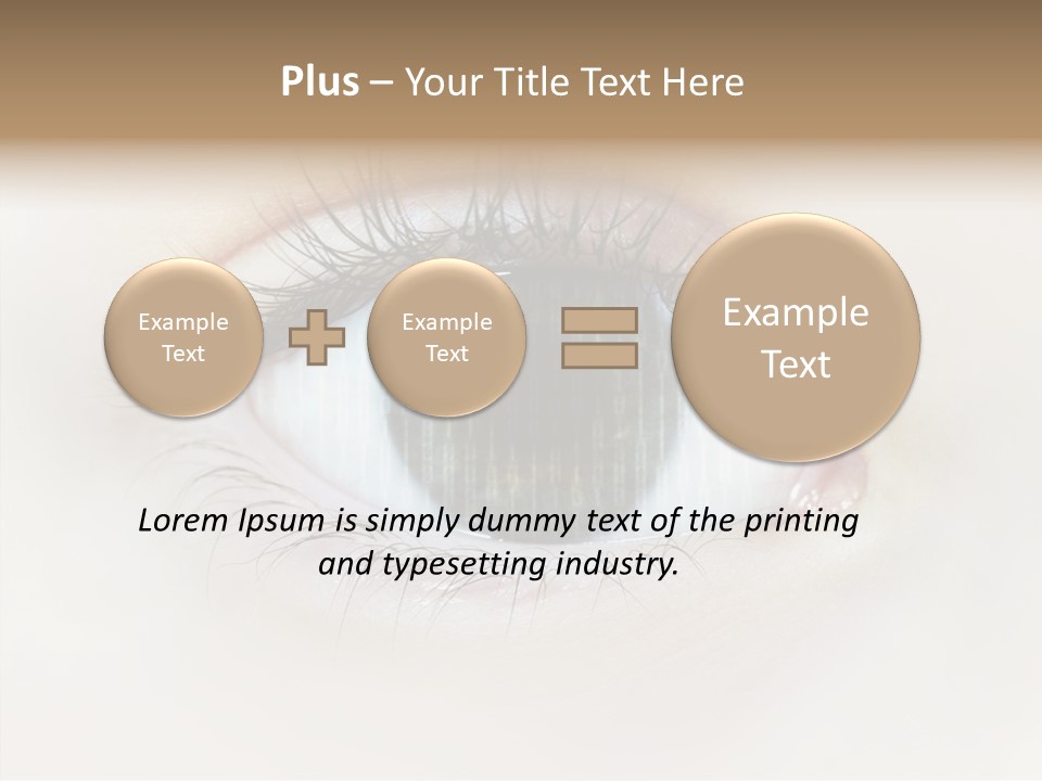 Female Senior Elder PowerPoint Template