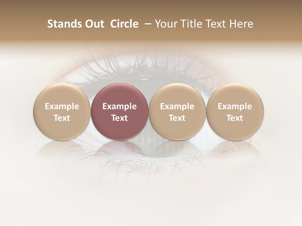 Female Senior Elder PowerPoint Template