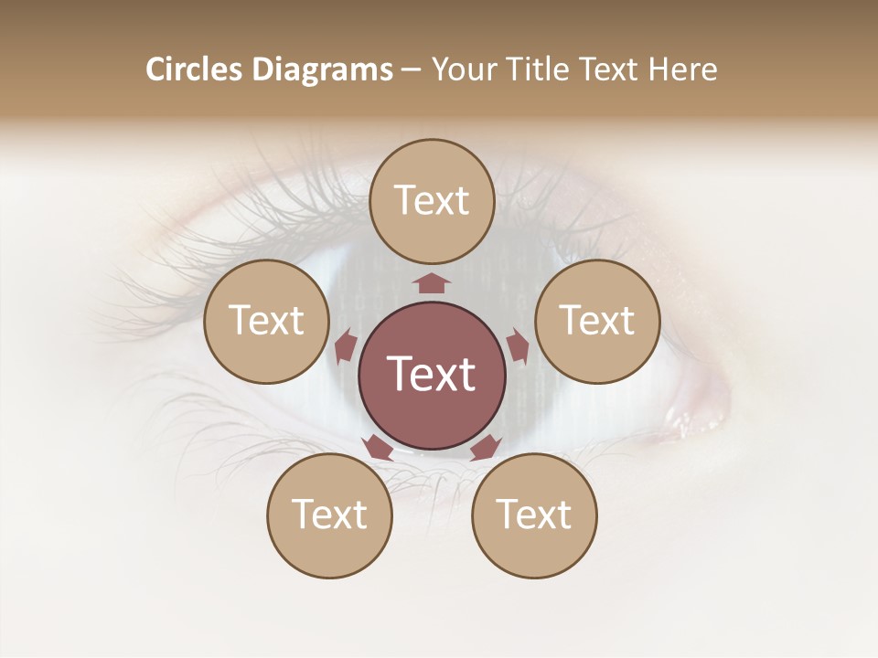 Female Senior Elder PowerPoint Template