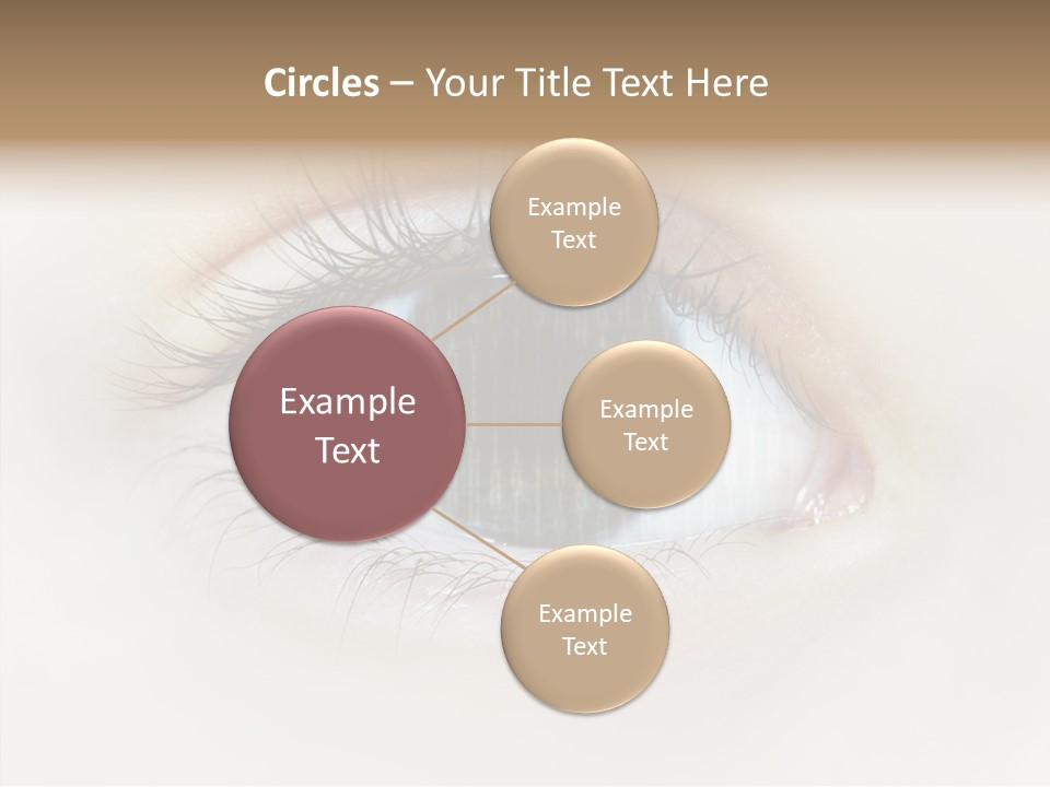 Female Senior Elder PowerPoint Template