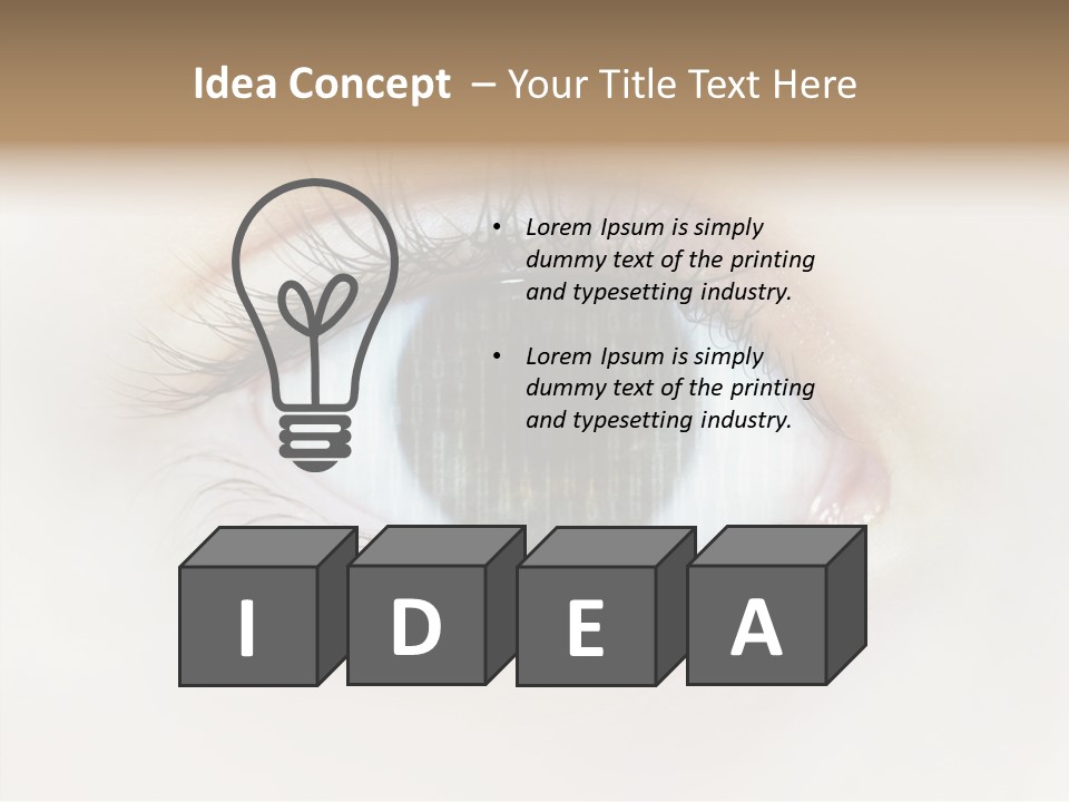 Female Senior Elder PowerPoint Template