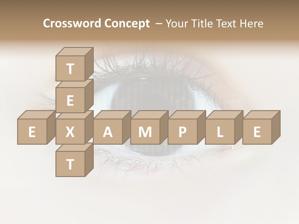 Female Senior Elder PowerPoint Template