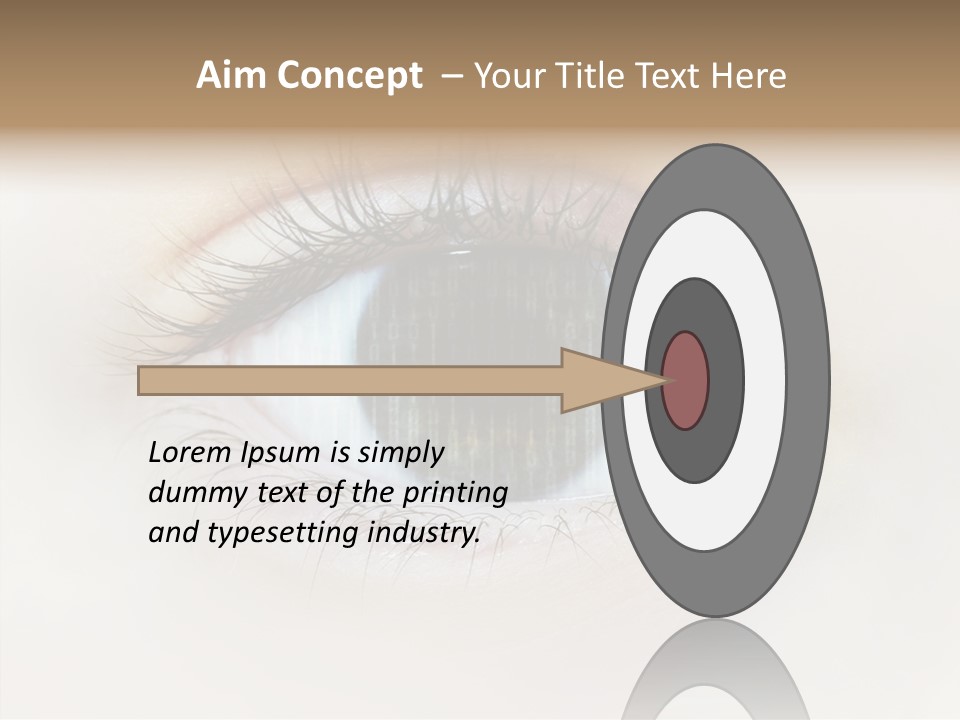 Female Senior Elder PowerPoint Template