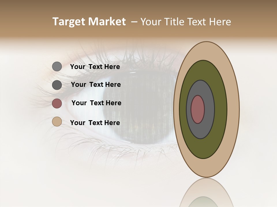 Female Senior Elder PowerPoint Template