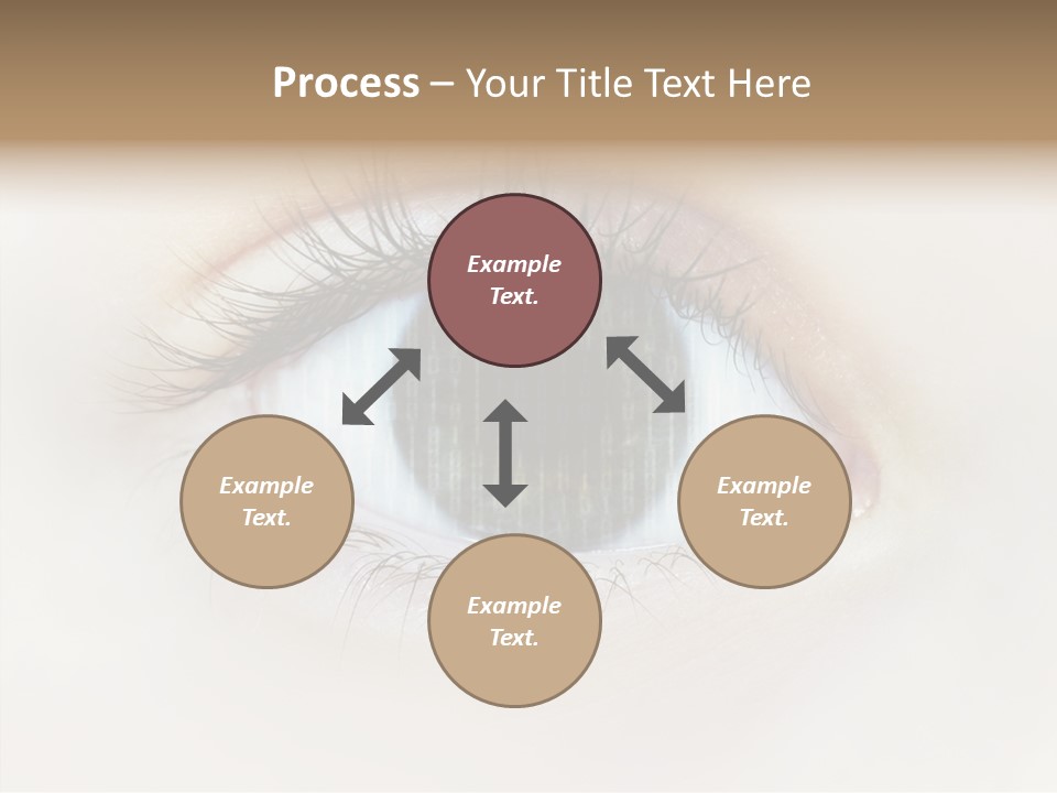Female Senior Elder PowerPoint Template