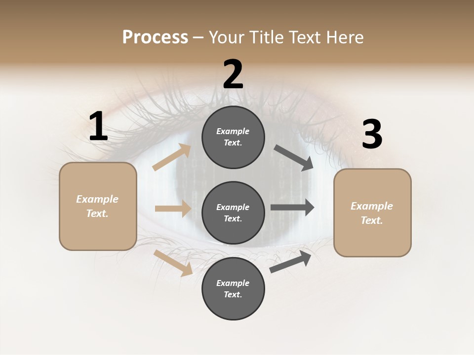 Female Senior Elder PowerPoint Template