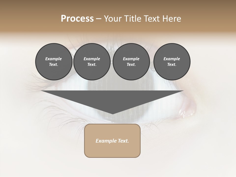 Female Senior Elder PowerPoint Template