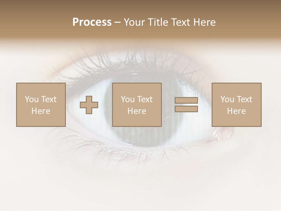 Female Senior Elder PowerPoint Template