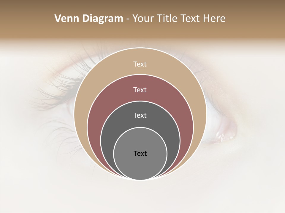 Female Senior Elder PowerPoint Template