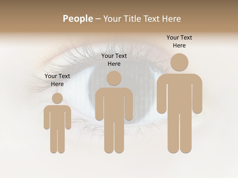 Female Senior Elder PowerPoint Template