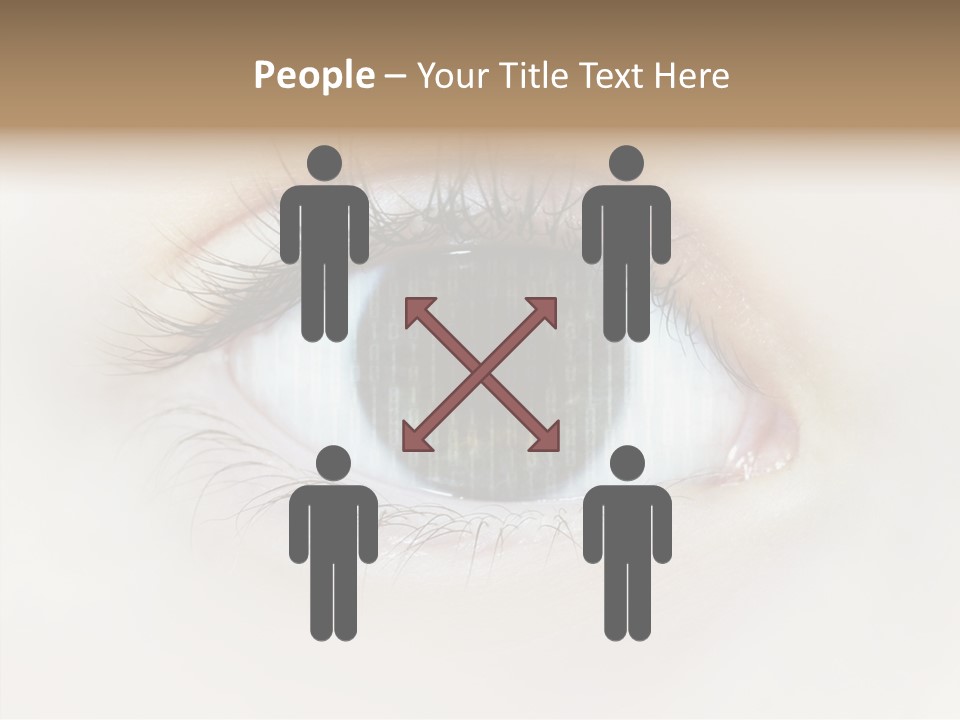 Female Senior Elder PowerPoint Template