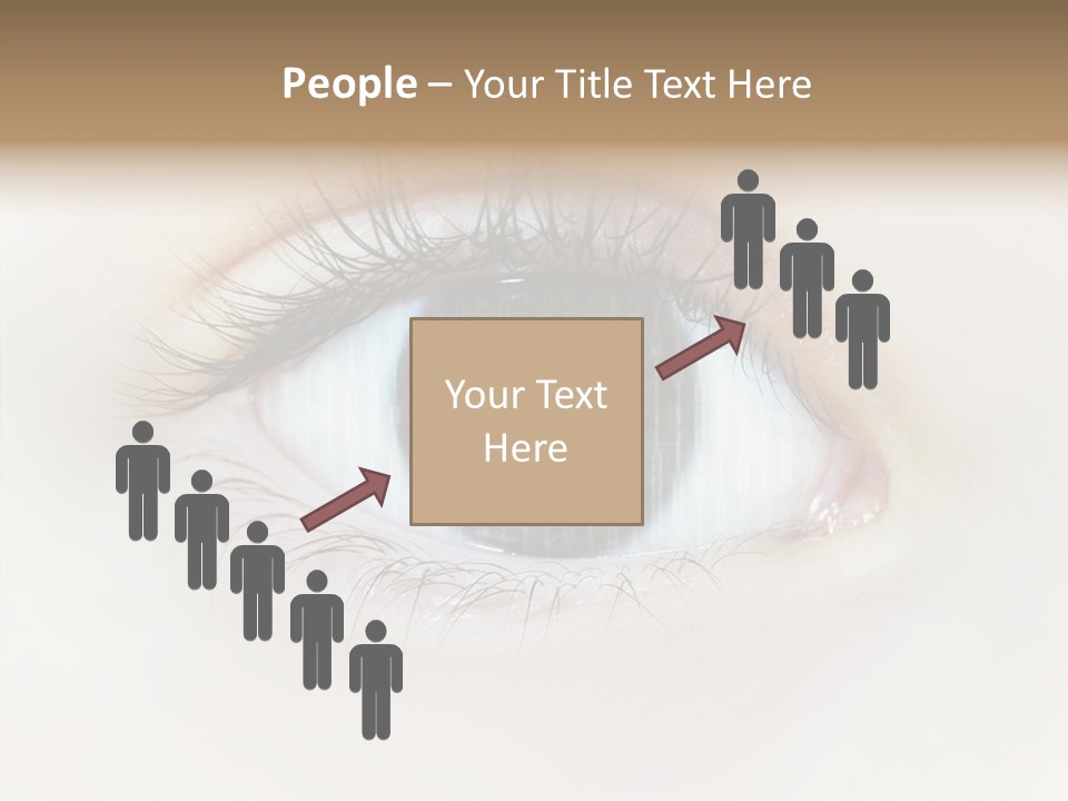 Female Senior Elder PowerPoint Template