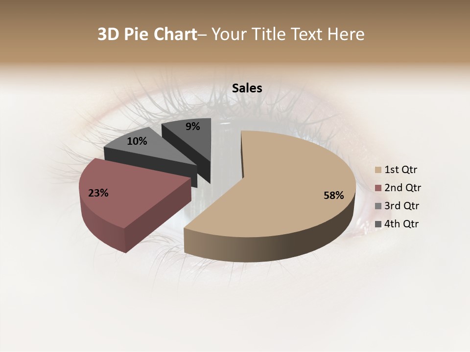 Female Senior Elder PowerPoint Template