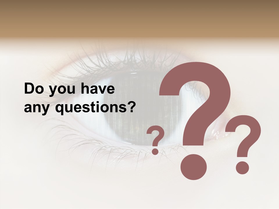 Female Senior Elder PowerPoint Template