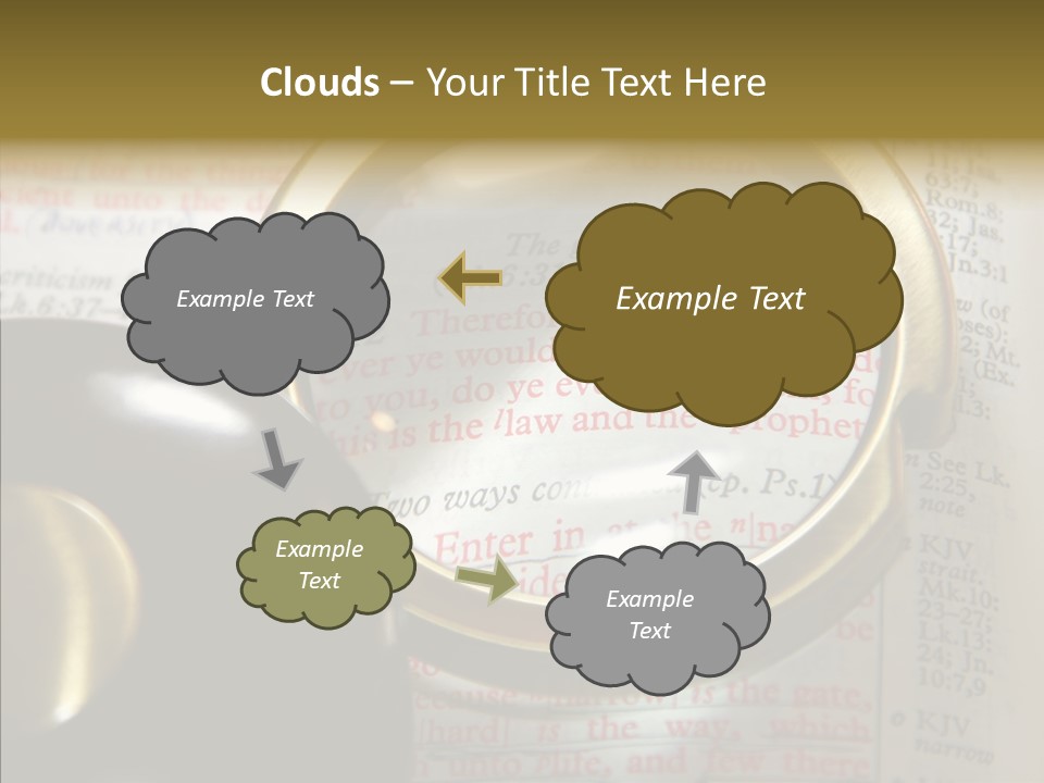 Touching White Background Background PowerPoint Template