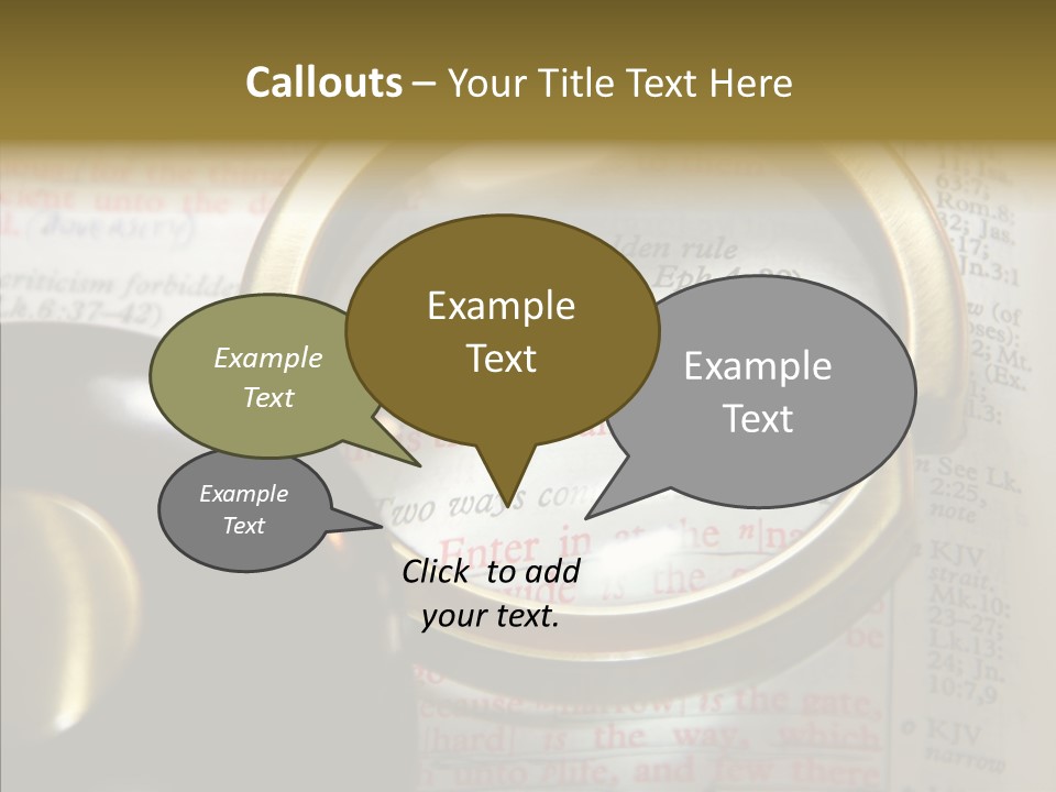 Touching White Background Background PowerPoint Template