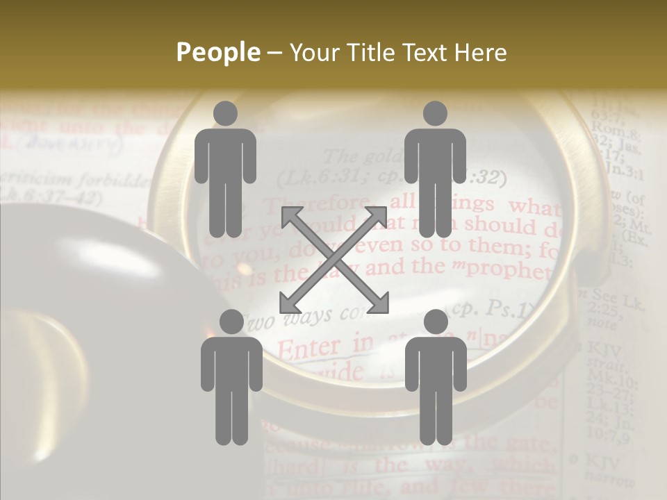 Touching White Background Background PowerPoint Template