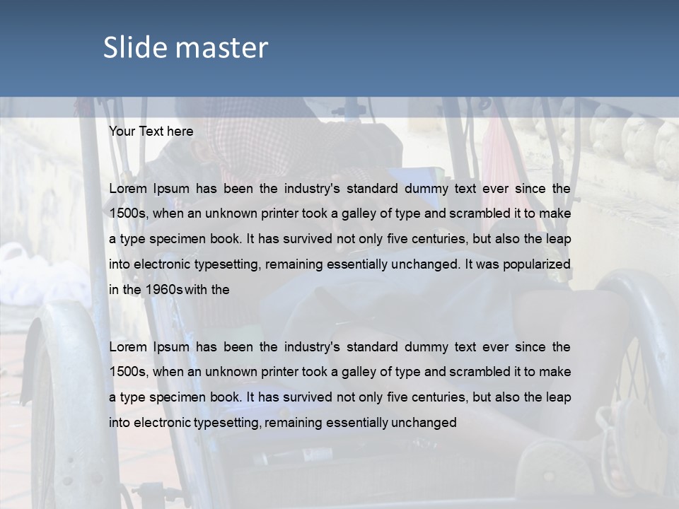 Human Background Close Up PowerPoint Template