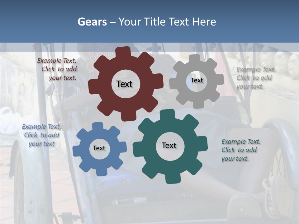 Human Background Close Up PowerPoint Template