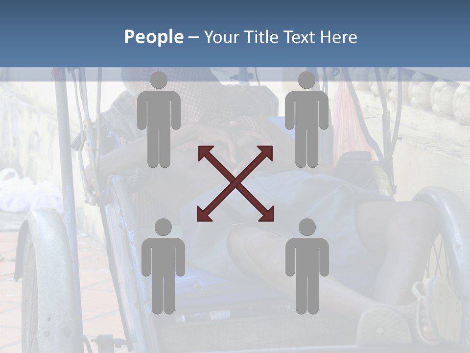 Human Background Close Up PowerPoint Template