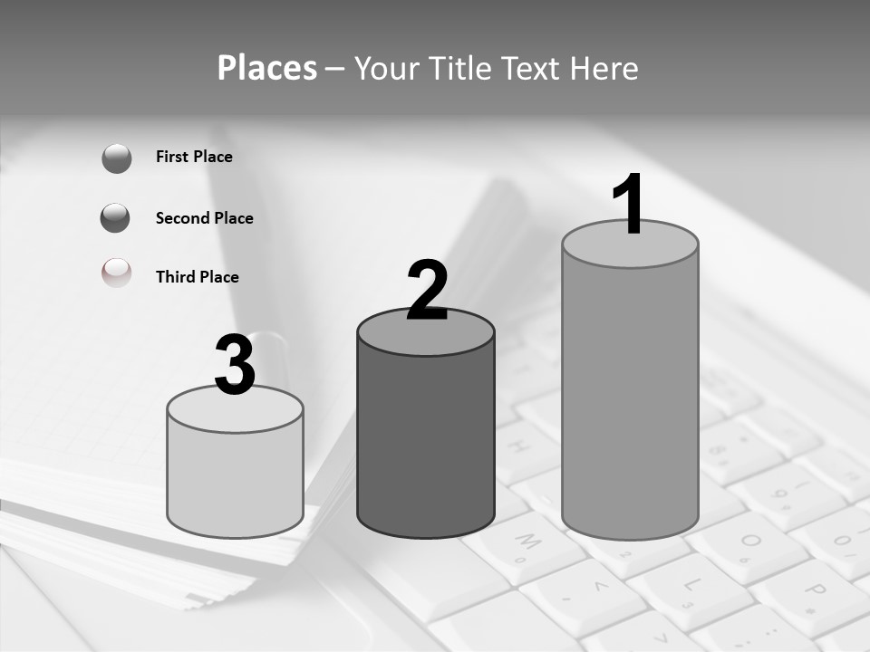 Togetherness White Background Assist PowerPoint Template