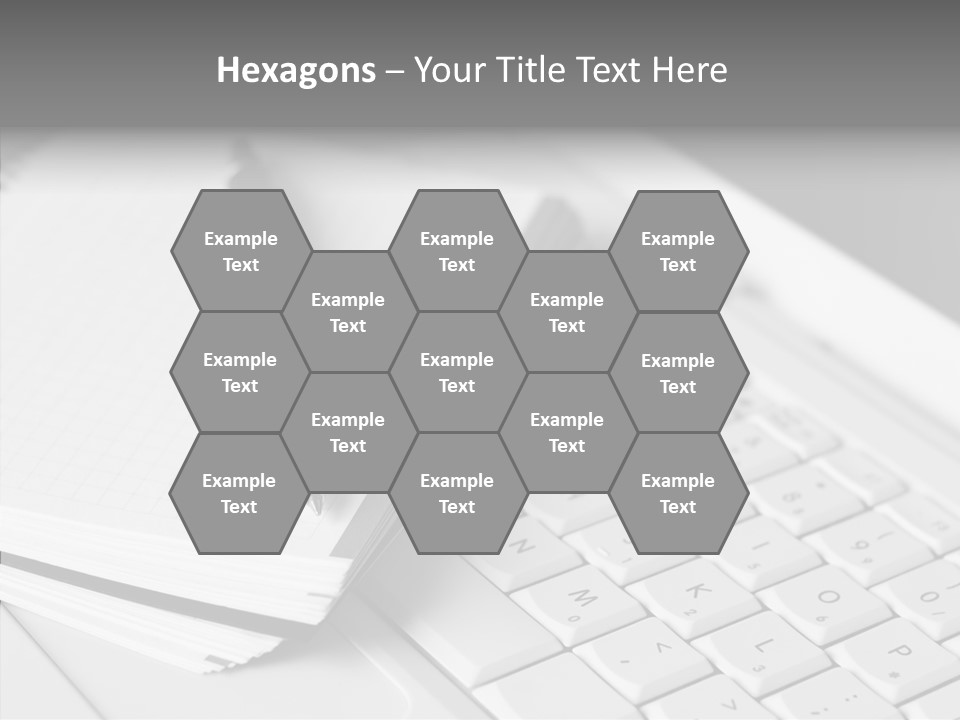 Togetherness White Background Assist PowerPoint Template