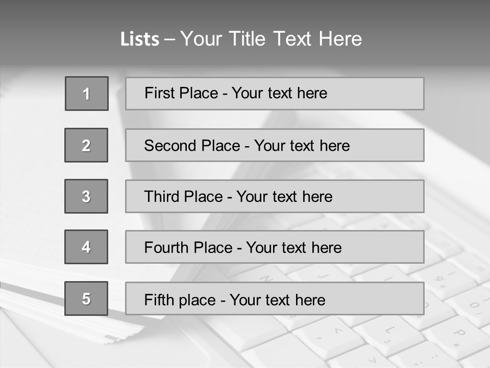 Togetherness White Background Assist PowerPoint Template