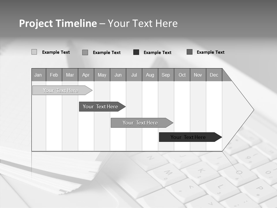Togetherness White Background Assist PowerPoint Template