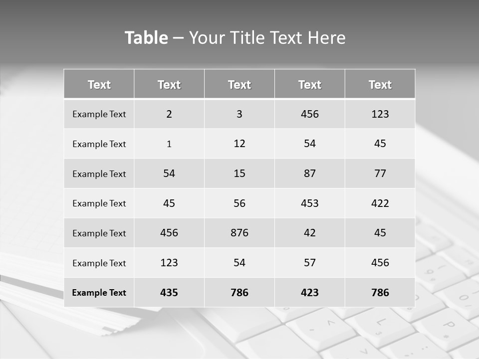 Togetherness White Background Assist PowerPoint Template