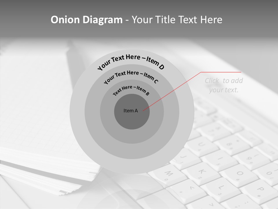 Togetherness White Background Assist PowerPoint Template