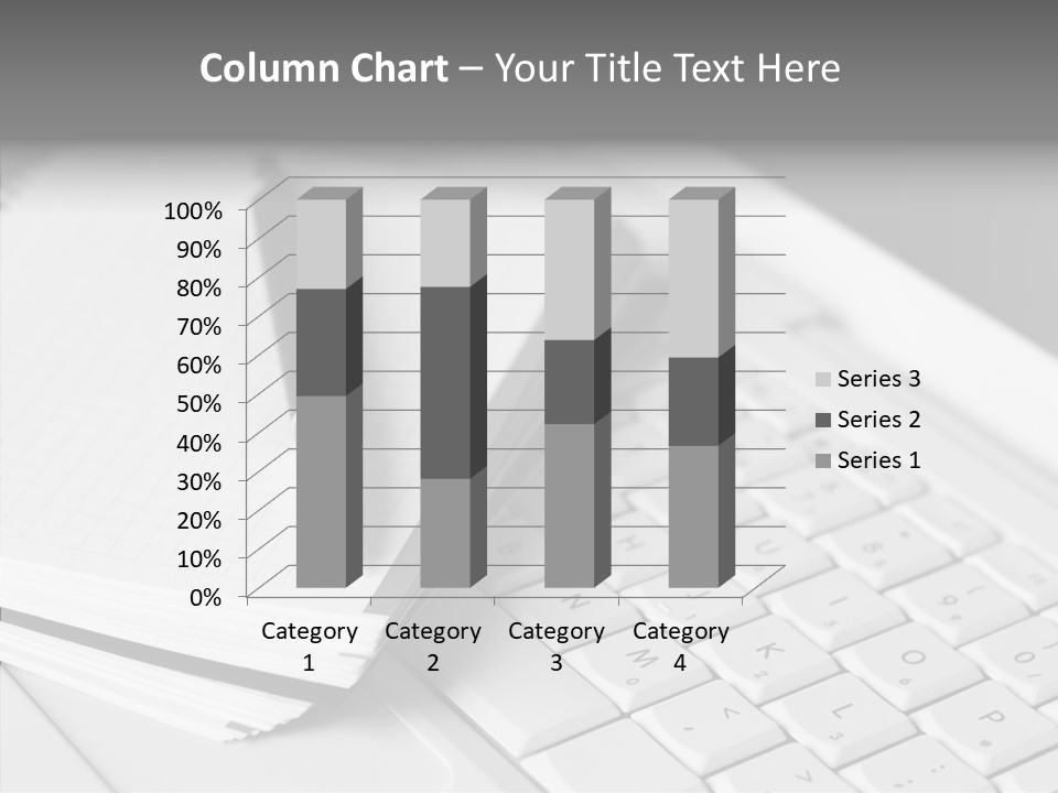 Togetherness White Background Assist PowerPoint Template