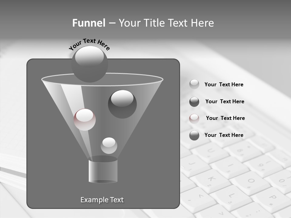 Togetherness White Background Assist PowerPoint Template