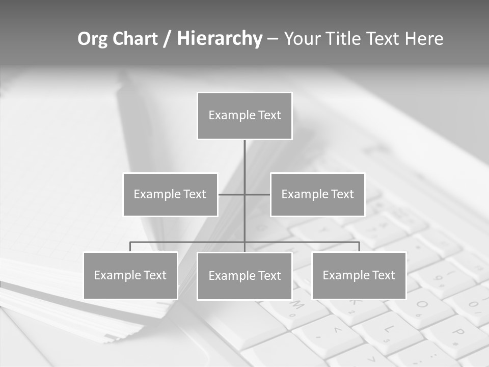 Togetherness White Background Assist PowerPoint Template