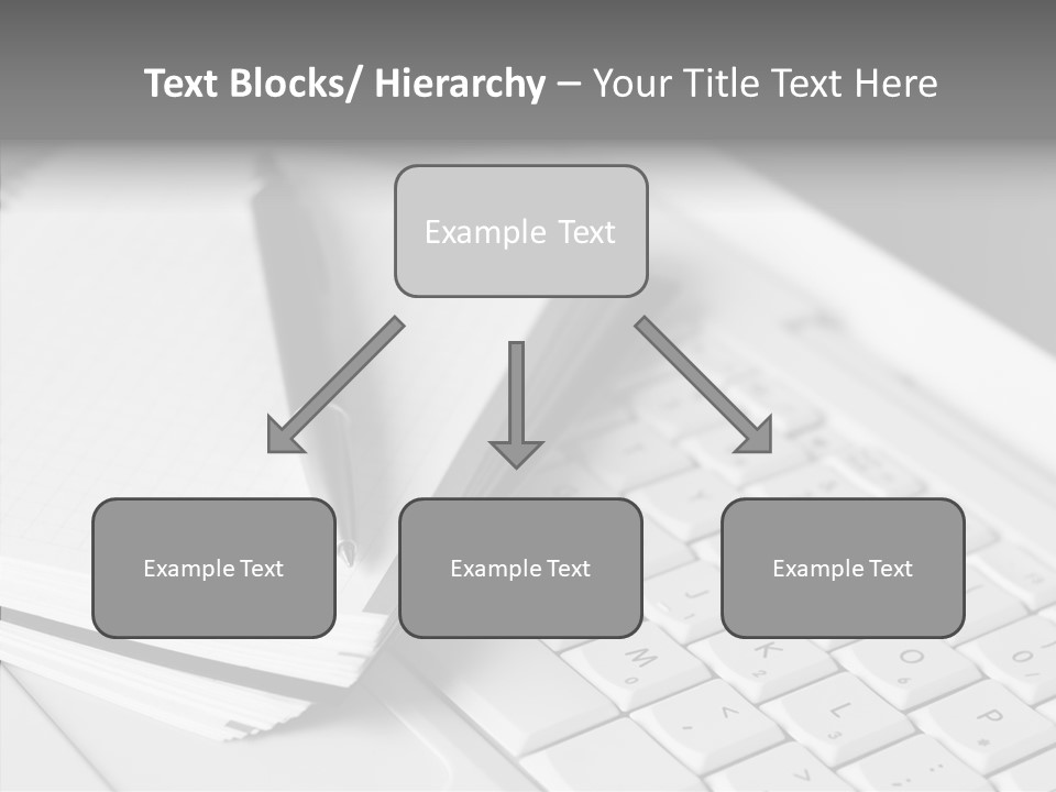Togetherness White Background Assist PowerPoint Template
