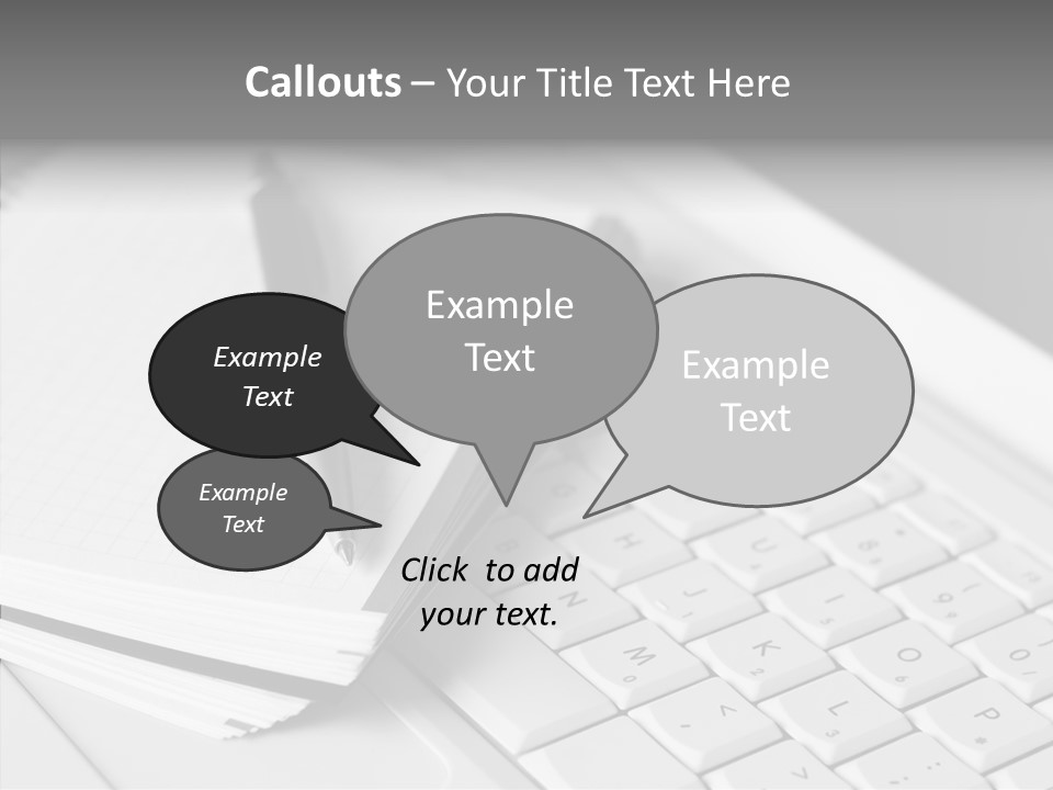 Togetherness White Background Assist PowerPoint Template