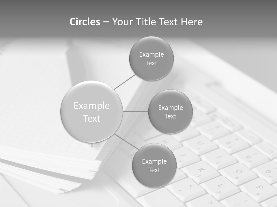 Togetherness White Background Assist PowerPoint Template