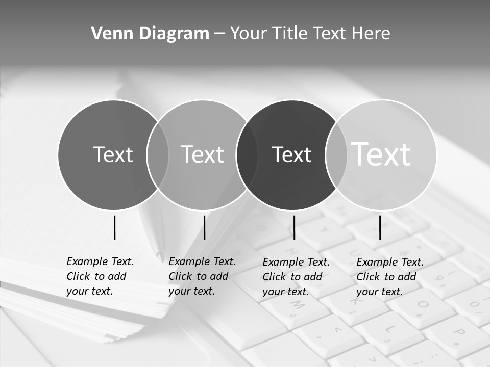 Togetherness White Background Assist PowerPoint Template