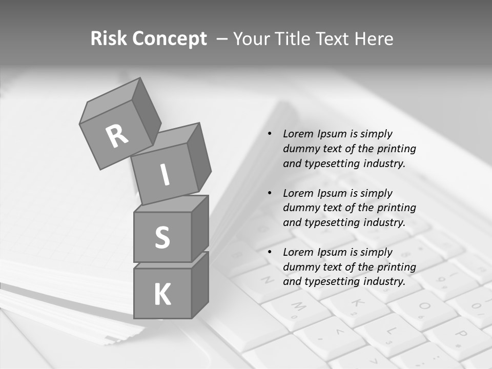 Togetherness White Background Assist PowerPoint Template